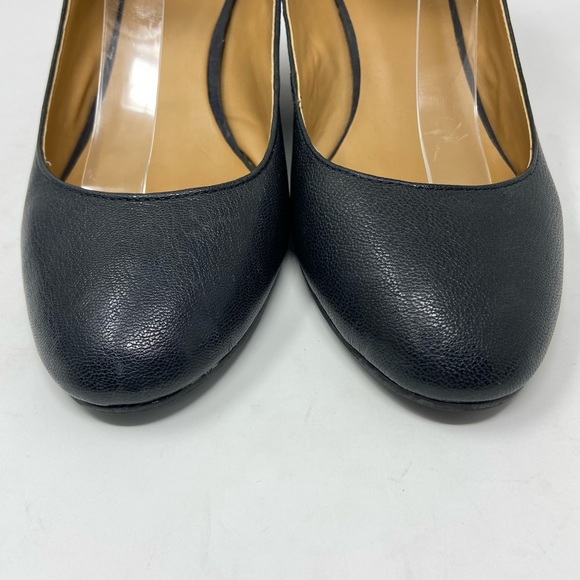 Nine West Black Mary Jane Platform Wedge Heels - Picture 7 of 11